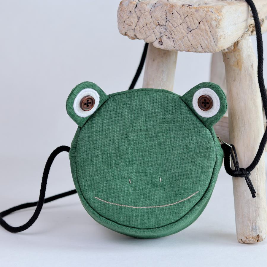 Dětská kulatá kabelka CIRKULA - Žabka